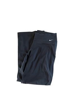Nike Black Leggings with White Swoosh Logo